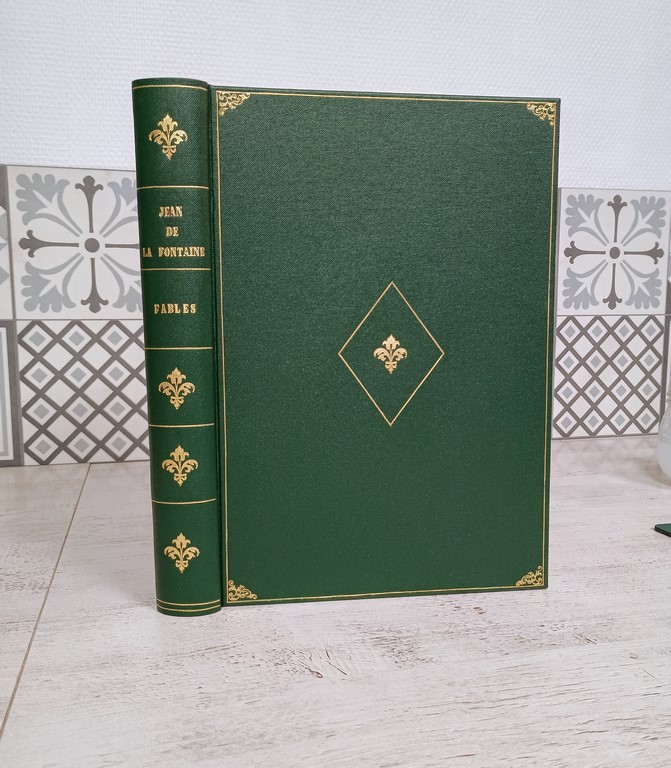 Décor film oeser sur cartonnage Buckram